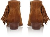 Thumbnail for your product : Miss KG Sassy low block heel fringed ankle boots