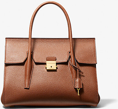 Michael kors medium leather satchel • See prices »
