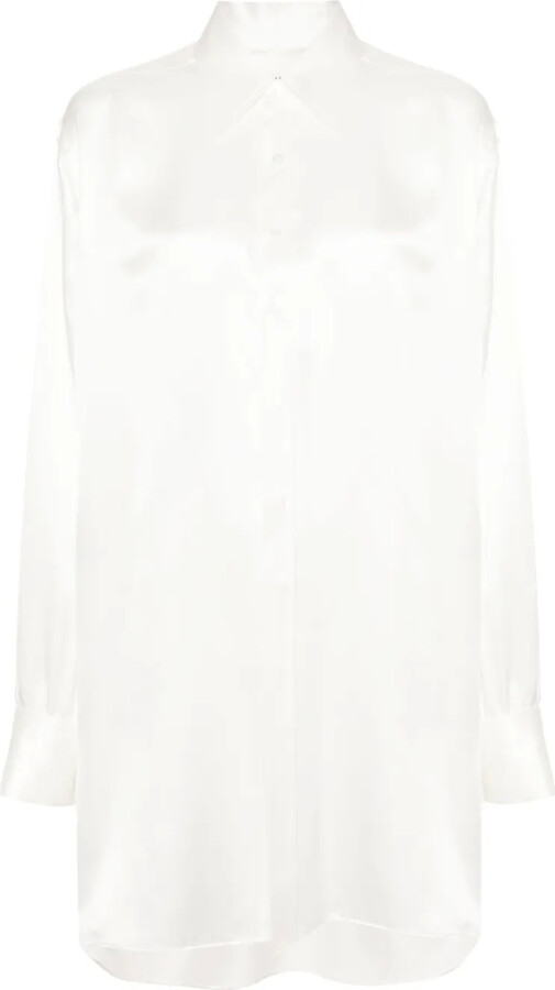 Maison Margiela Silk Satin Shirt