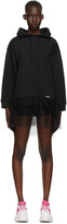 Thumbnail for your product : RED Valentino Black Tulle Hoodie Dress
