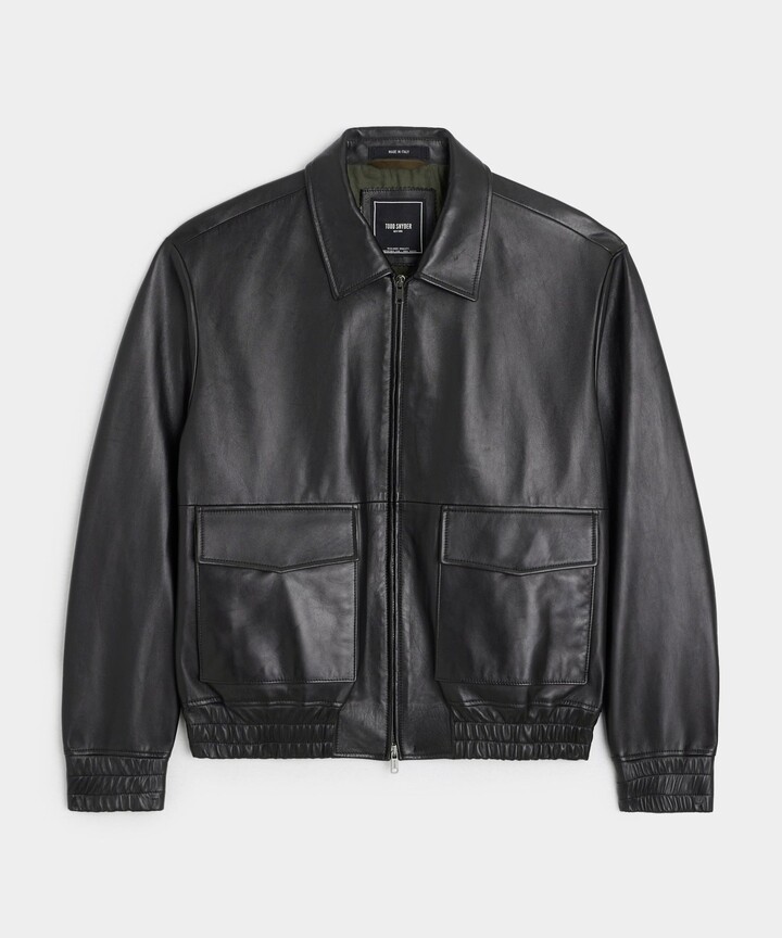 Leather Grant Jacket