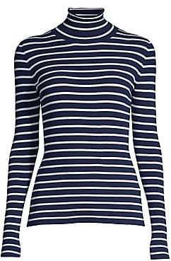 Michael Kors Collection Women's Striped Turtleneck Sweater