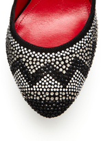 Thumbnail for your product : Cesare Paciotti Crystal Embellished Double Platform Pump