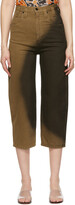Thumbnail for your product : Eckhaus Latta Tan Tie-Dye Baggy Jeans