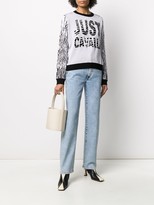 Thumbnail for your product : Just Cavalli Color-Block Intarsia Knit Jumper