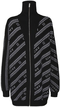 white zip up cardigan