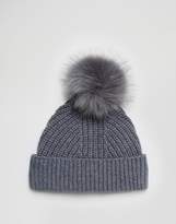 Thumbnail for your product : Whistles Chunky Rib Pom Hat