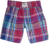 Thumbnail for your product : Ralph Lauren Childrenswear Tulum Plaid Swim Trunks, Red, Boys' 4-7