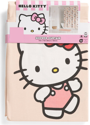 TJMAXX 72X72 Hello Kitty Standing Flowers Shower Curtain - ShopStyle