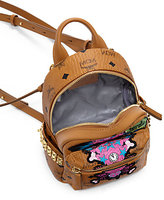 Thumbnail for your product : MCM Stefan Strumbel X-Mini Coated-Canvas Backpack