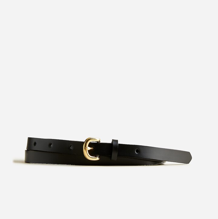 J.Crew Skinny Italian leather belt - ShopStyle