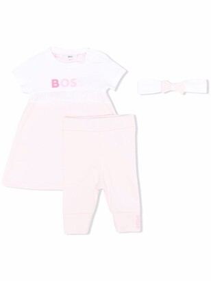 Logo-print babygrow set Farfetch Kleidung Outfit Sets 