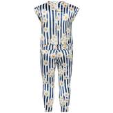 Thumbnail for your product : MET METGirls Navy Striped Satin Daisy Jumpsuit