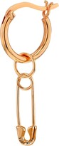 Thumbnail for your product : True Rocks Mini Safety Pin Necklace 18Kt Rose Gold