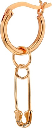 True Rocks Mini Safety Pin Necklace 18Kt Rose Gold