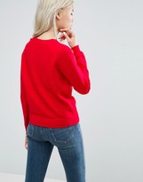 Thumbnail for your product : ASOS Sweater in Ripple Stitch