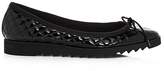 Thumbnail for your product : Paul Mayer Women's Lido London Quilted Patent Leather Ballet Flats