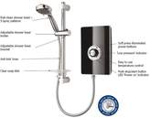 Thumbnail for your product : Triton Black Gloss Electric Shower - Black