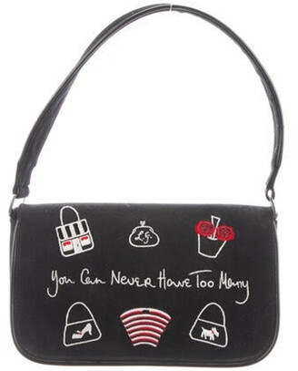lulu guinness black bolsa