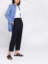 Thumbnail for your product : Theory Straight-Leg Cropped Trousers