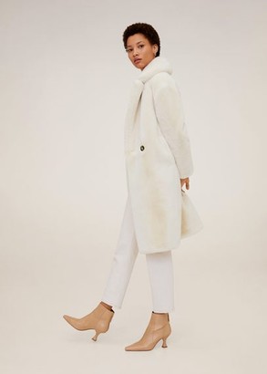 mango white coat