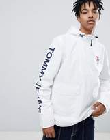 tommy jeans overhead hooded anorak jacket