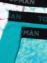 Thumbnail for your product : Topman Dinosaur 3 Pack Underwear