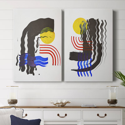 Orren Ellis Shifting I-Premium Gallery Wrapped Canvas -Ready to Hang