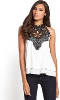 Thumbnail for your product : Lipsy Crochet Neck Swing Top