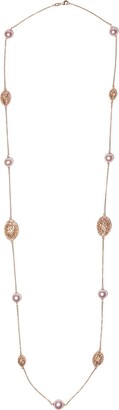 Yoko London 18kt rose gold Novus freshwater pearl necklace