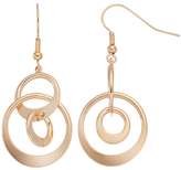 Thumbnail for your product : Nickel Free Interlocking Circle Drop Earrings