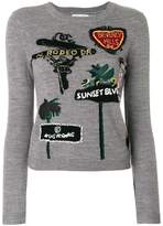 Thumbnail for your product : Alice + Olivia LA embroidered jumper