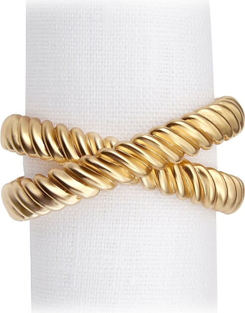 L'OBJET Deco Twist Napkin Jewels, Set of 4