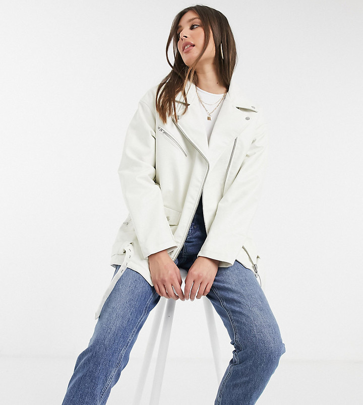 white oversized jacket
