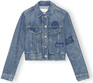 ◆GANNI ガニー◆Patch Denim Jacket パッチデニムジャケット セール】Patch Denim Jacket（デニムジャケット）｜GANNI