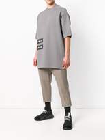 Thumbnail for your product : Rick Owens patch-detail short sleeve T-shirt
