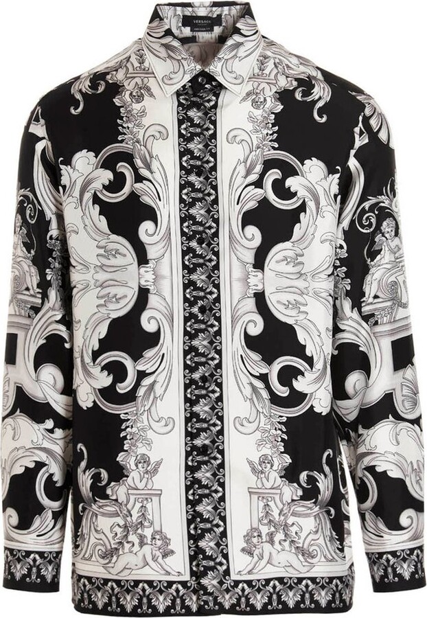 Men's Versace Long Sleeve Shirt | ShopStyle