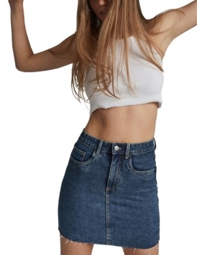 teens denim skirt