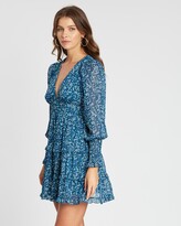 Thumbnail for your product : Atmos & Here Atmos&Here - Women's Blue Mini Dresses - Freya Tiered Dress - Size 6 at The Iconic