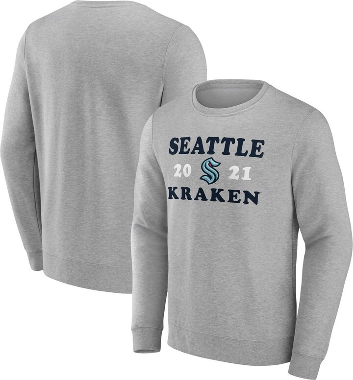 Seattle Kraken Fanatics Branded Authentic Pro Pullover Hoodie - Light Blue