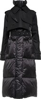 Thumbnail for your product : Sacai Nylon and cotton puffer coat