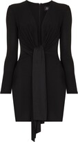 Thumbnail for your product : SOLACE London Tie-Front Mini Dress