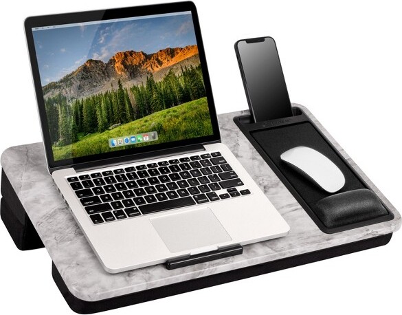 LAPGEARElevationPro17LapDesk,WhiteMarble