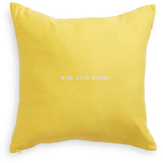 Kate Spade New York Rise and Shine Linen-Blend Cushion