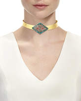 Thumbnail for your product : Devon Leigh Turquoise & Coral Collar Necklace