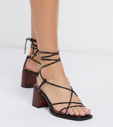 black block heels asos