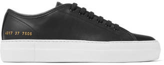 Common Projects Tournament Leather Sneakers - Black