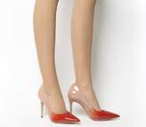 Thumbnail for your product : Office Hombre Ombre Point Court Heels Nude Red Ombre