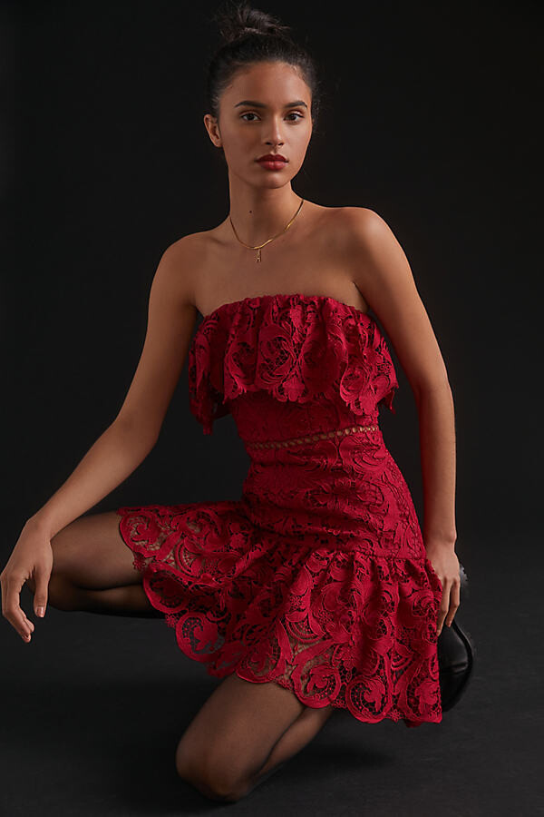 Red Lace Dress | Shop the world's largest collection of fashion 