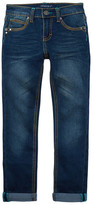 Thumbnail for your product : Vigoss I love My Turquoise Stitch Jeans (Big Girls)